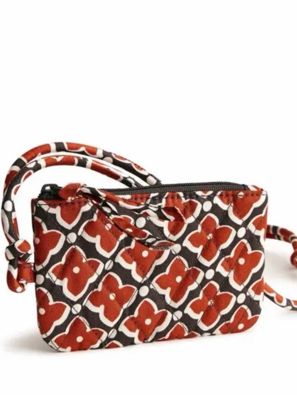 NWT Vera Bradley Zip Card Pouch Lanyard in Moorish